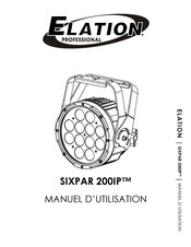 Elation Professional SIXPAR 200IP Manuel D'utilisation