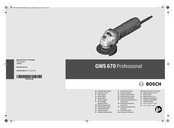 Bosch GWS 670 Professional Notice Originale