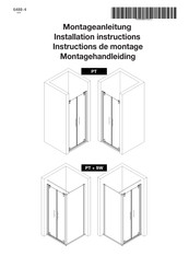 DuschWelten PT+SW Instructions De Montage