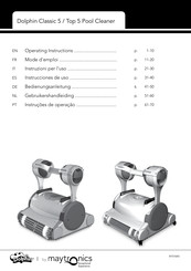 Maytronics Dolphin Top 5 Pool Cleaner Mode D'emploi