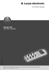 Leuze electronic MSI-MD-FBX Manuel D'utilisation Original
