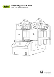 Buchi SpeedDigester K-439 Manuel D'instructions