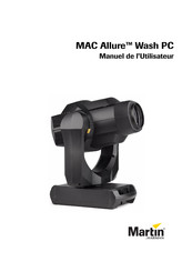 Harman Martin MAC Allure Wash PC Manuel De L'utilisateur