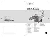 Bosch GSH 5 Professional Notice Originale