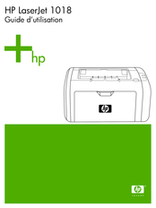 HP LaserJet 1018 Guide D'utilisation