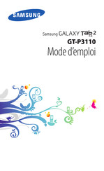 Samsung GT-P3110 Mode D'emploi