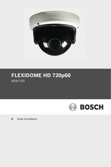 Bosch FLEXIDOME HD 720p60 Guide D'installation