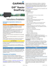 Garmin GHP Reactor SmartPump Instructions D'installation