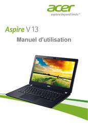 Acer Aspire V13 Manuel D'utilisation
