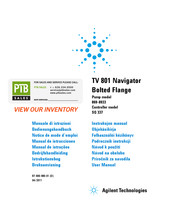 Agilent Technologies TV 801 Navigator Bolted Flange Notice De Mode D'emploi