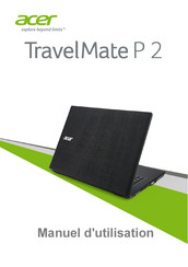 Acer TravelMate P 2 Série Manuel D'utilisation