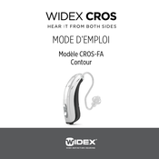 Widex CROS Série Mode D'emploi
