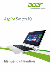 Acer Aspire Switch 10 Manuel D'utilisation