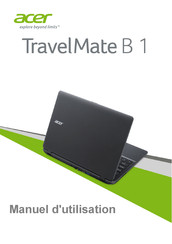 Acer TRAVELMATE B116 Manuel D'utilisation
