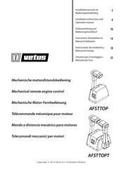 Vetus AFSTTOP Instructions D'installation Et Manuel D'utilisation
