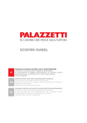 Palazzetti Isabel 9 US Pro 2 Manuel D'installation, D'utilisation Et De Maintenance