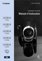 Canon LEGRIA FS306 Manuel D'instruction
