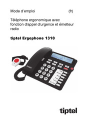 TIPTEL Ergophone 1300 Mode D'emploi