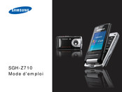 Samsung SGH-Z710 Mode D'emploi