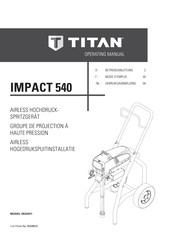 Titan IMPACT 540 Mode D'emploi
