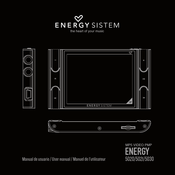 ENERGY SISTEM MP5 Touch Player Energy 52 Série Manuel De L'utilisateur
