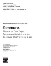 Kenmore C72442 Guide D'utilisation Et D'entretien
