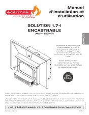 Enerzone SOLUTION 1.7-I EB00057 Manuel D'installation Et D'utilisation