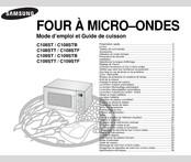 Samsung C109STB Mode D'emploi Et Guide De Cuisson