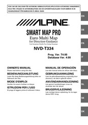 Alpine SMART MAP PRO NVD-T334 Mode D'emploi