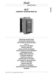 Danfoss VLT MCD 201-015 Instructions De Fonctionnement