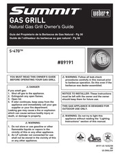 Weber 89191 Guide De L'utilisateur