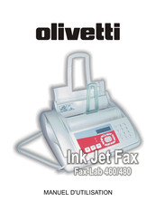 Olivetti Fax-Lab 480 Manuel D'utilisation