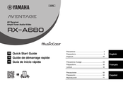 Yamaha AVENTAGE RX-A680 Guide De Démarrage Rapide