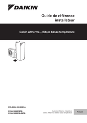 Daikin Altherma Bibloc EHVX08S26CB9W Guide De Référence Installateur