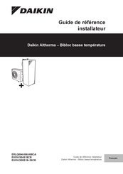 Daikin Altherma EHVH/X08S18+26CB Guide De Référence Installateur