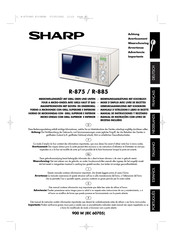 Sharp R-885 Mode D'emploi