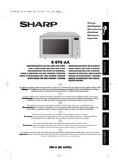 Sharp R-898-AA Mode D'emploi
