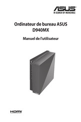 Asus D940MX Manuel De L'utilisateur