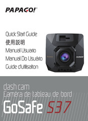 Papago GoSafe S37 Guide D'utilisation