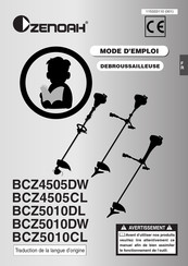 Zenoah BCZ4505DW Mode D'emploi