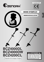 Zenoah BCZ4000DW Mode D'emploi