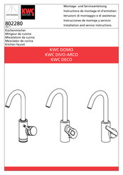 KWC DOMO 10.061.013 Instructions De Montage Et D'entretien