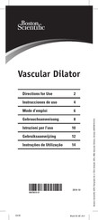 Boston Scientific Vascular Dilator Mode D'emploi