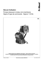 ProMinent Sigma/1 S1Cb Manuel D'utilisation