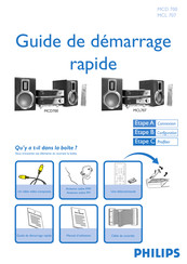 Philips MCL 707 Guide De Démarrage Rapide