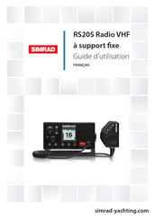 Simrad RS20S Guide D'utilisation