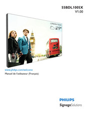 Philips Signage Solutions 55BDL1005X Manuel De L'utilisateur