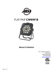 ADJ FLAT PAR CWWW18 Manuel D'utilisation