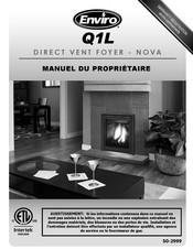 Enviro NOVA Q1L Manuel Du Propriétaire