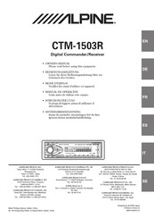 Alpine CTM-1503R Mode D'emploi